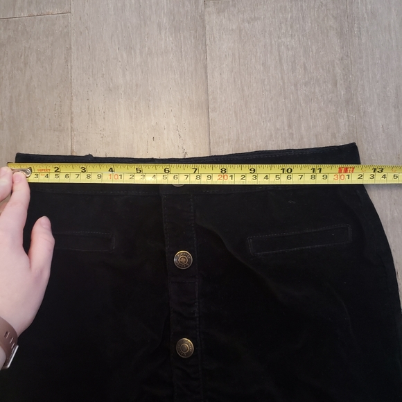 George Girls Black Button Down Skirt - Picture 8 of 9